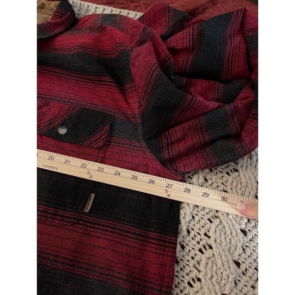 Legendary Whitetails Mens Red & Black Plaid Flannel Shirt 3XT 100% Cotton - Picture 13 of 15